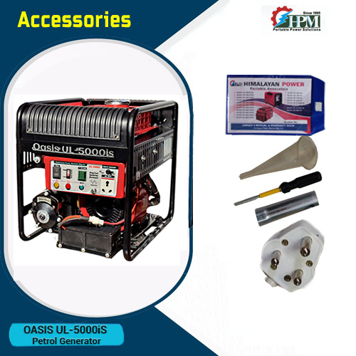 Recoil Start & Self Start ,Oasis UL-5000is,5 KVA Genset 